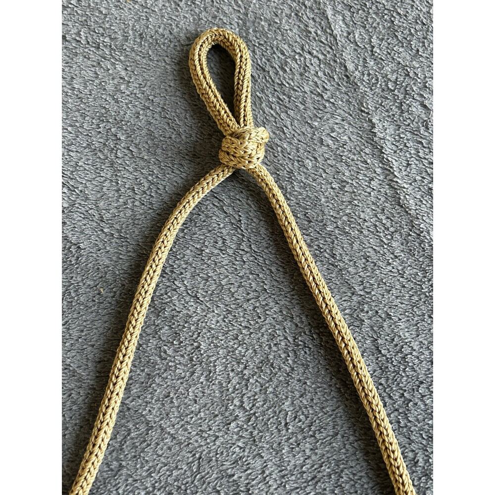 The Sak Lumi Crochet Crossbody Shoulder Bag - Tan/Beige Boho Eco Friendly 11"x9" - Picture 4 of 9